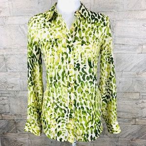 Express Portofino Snakeskin Print Top Size Medium